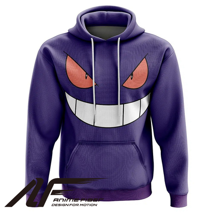 Pokemon Gengar Hoodie - ANIME FIBER