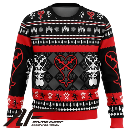 Kingdom Hearts Heartless Christmas Christmas Sweatshirt