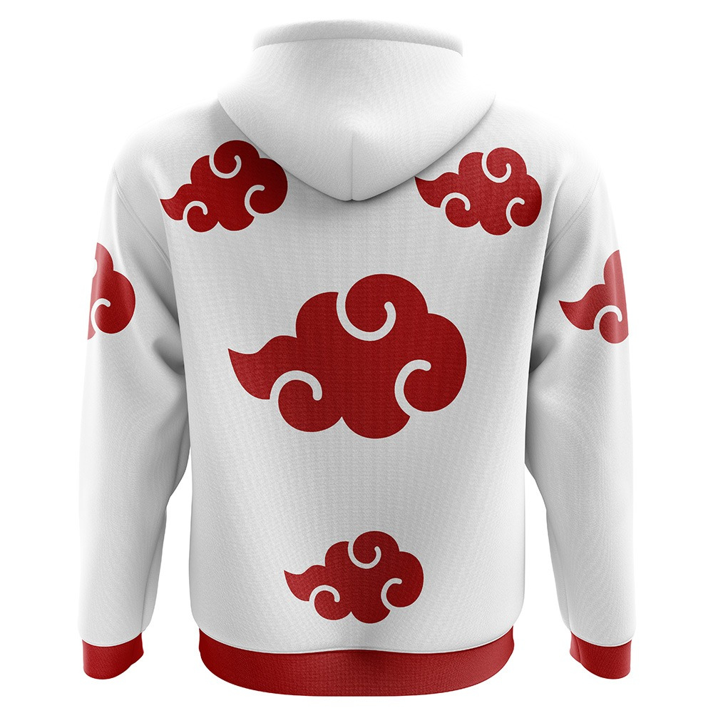 Naruto Akatsuki White Hoodie