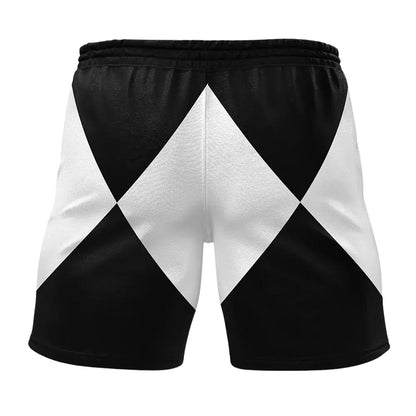 Power Rangers Black Ranger Power Coin Gym Shorts