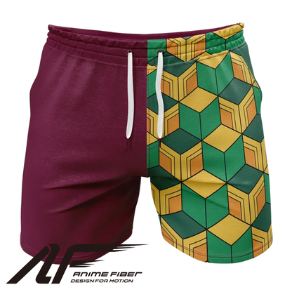 Demon Slayer Giyu Tomioka Gym Shorts