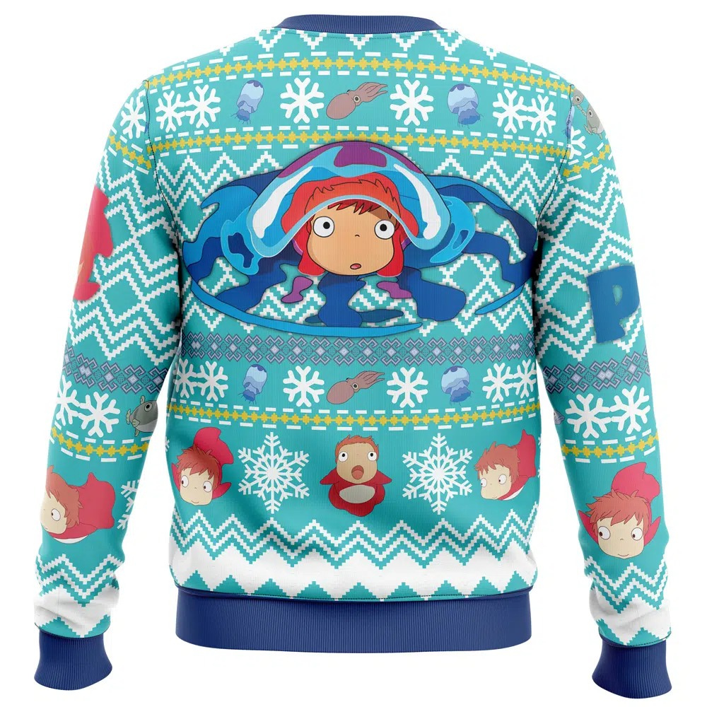 Studio Ghibli Magical Ponyo Christmas Sweatshirt