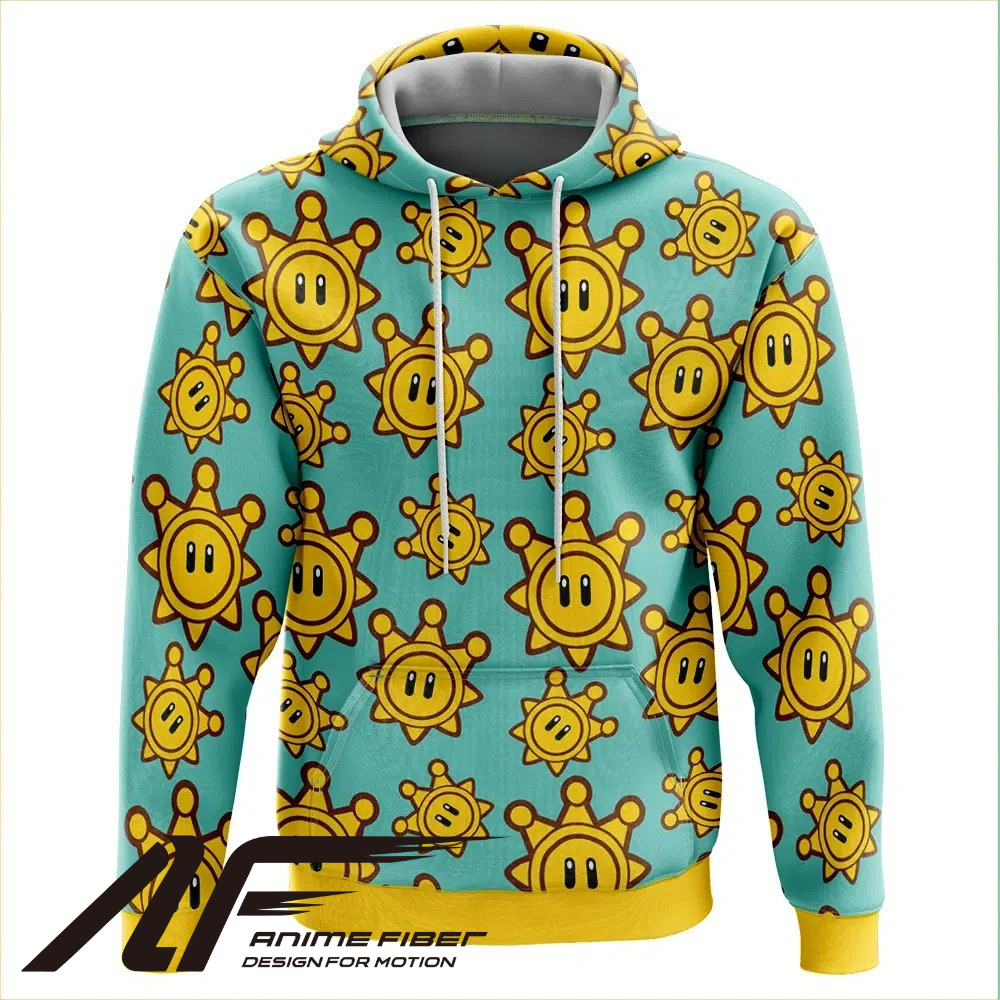 Super Mario Bros Shine Sprites Hoodie