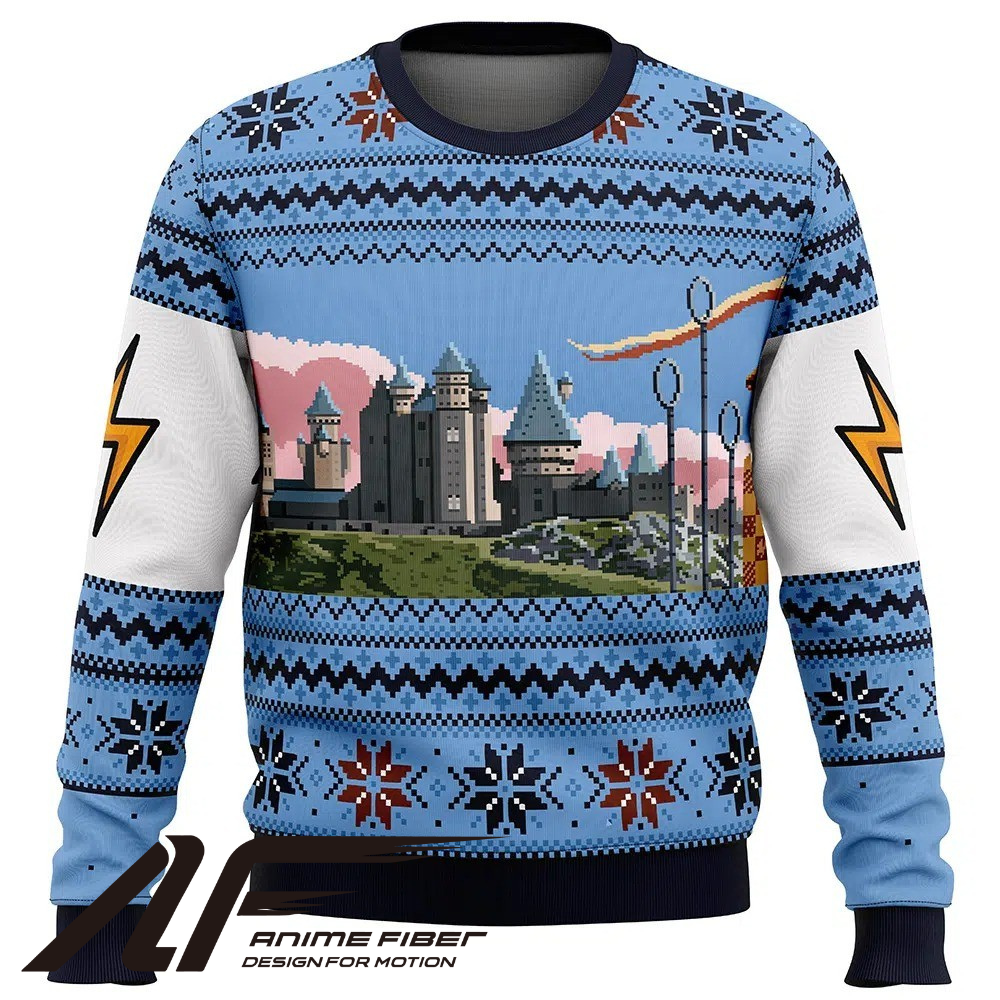 Harry Potter Retro Hogwarts Christmas Sweatshirt