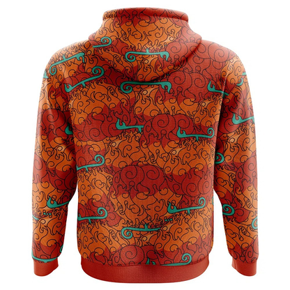 One Piece Mera Mera No Mi Hoodie