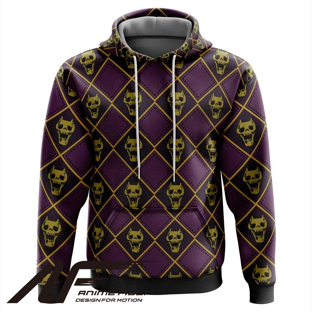 Jojo's Bizarre Adventure Yoshikage Kira Killer Queen Hoodie - ANIME FIBER