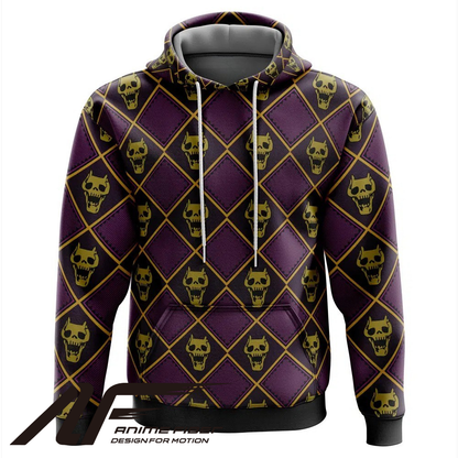 Jojo's Bizarre Adventure Yoshikage Kira Killer Queen Hoodie - ANIME FIBER