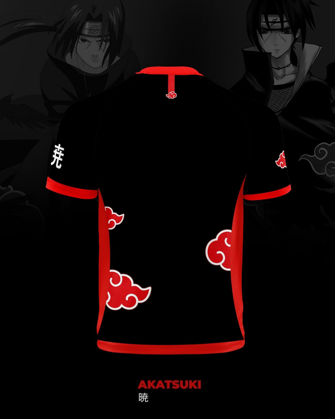 Akatsuki Soccer Jersey | Naruto Anime Jersey