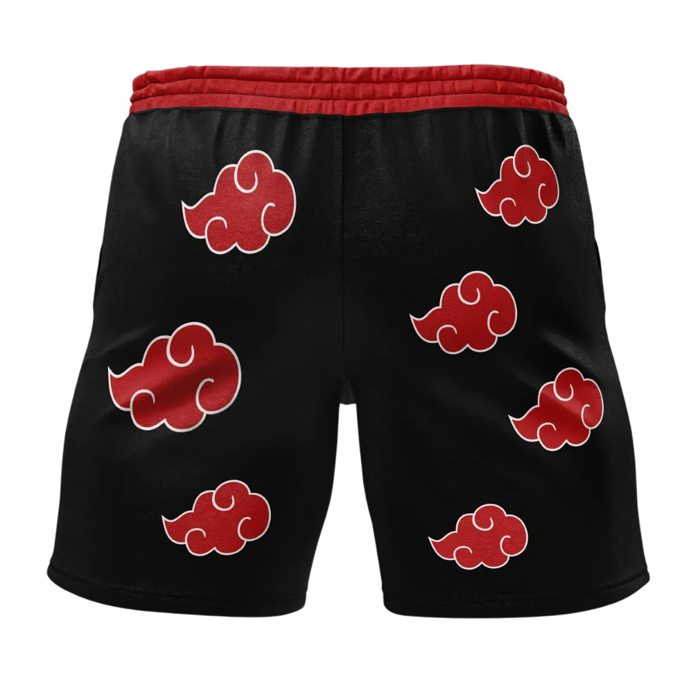 Naruto Shippuden Akatsuki Gym Shorts