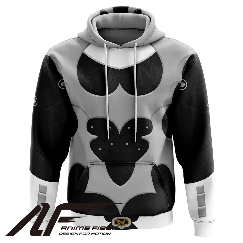 Power Rangers Silver Psycho Ranger Hoodie