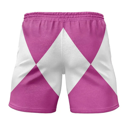 Power Rangers Pink Ranger Power Coin Gym Shorts