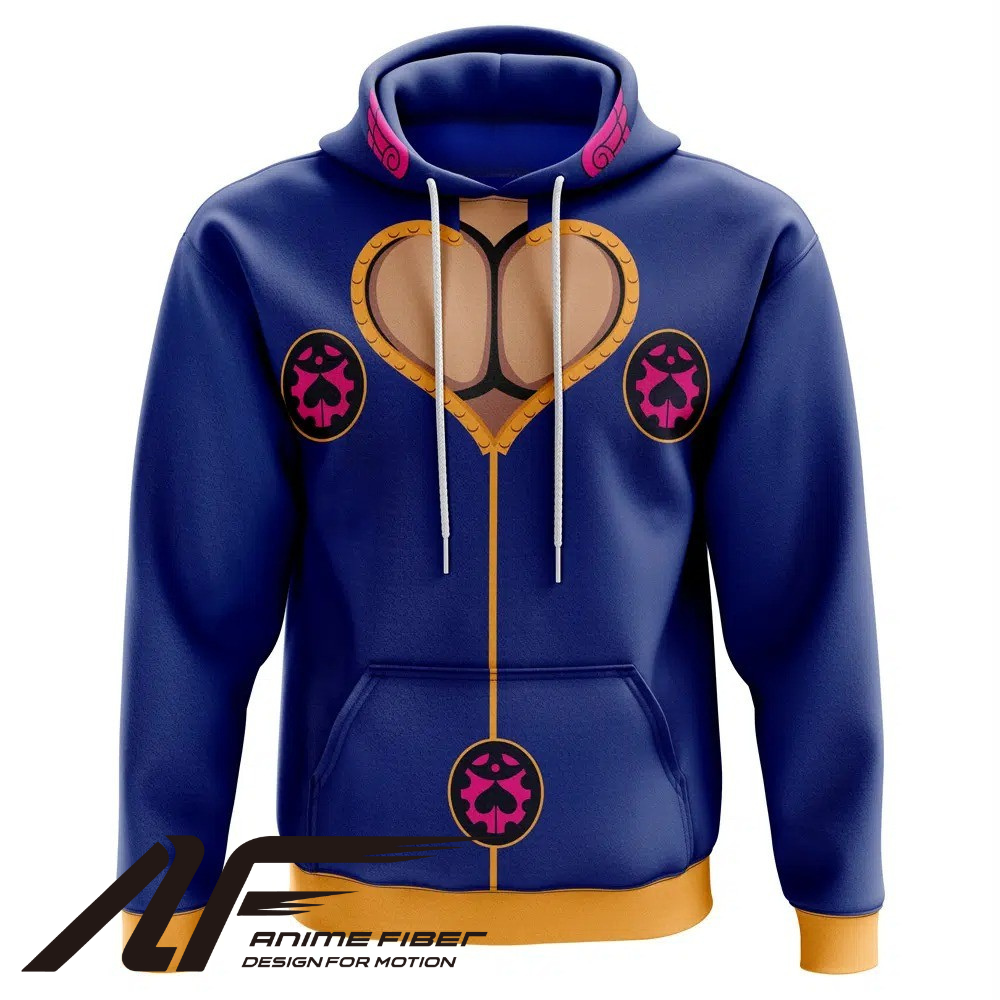 Jojo's Bizarre Adventure Giorno Giovanna Manga Hoodie