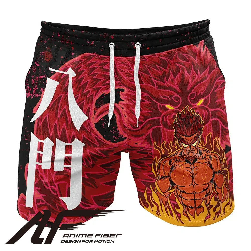 Naruto Shippuden Might Guy 8th Gate Dragon Gym Shorts