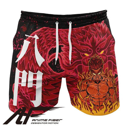 Naruto Shippuden Might Guy 8th Gate Dragon Gym Shorts
