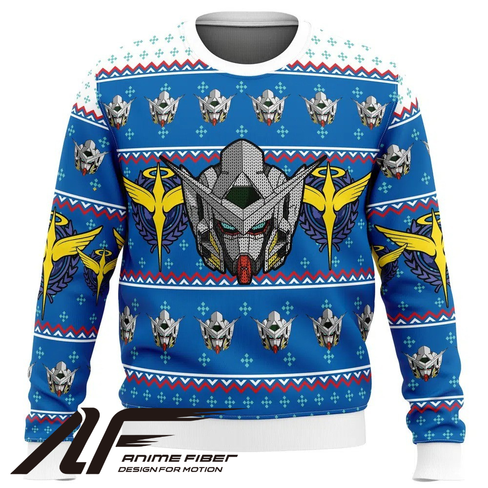 Gundam Helmet Christmas Sweatshirt
