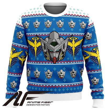 Gundam Helmet Christmas Sweatshirt