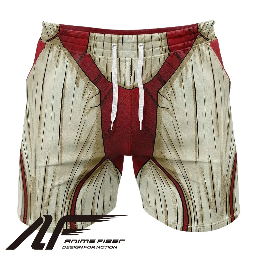 Attack on Titan Reiner Braun Armored Titan Gym Shorts