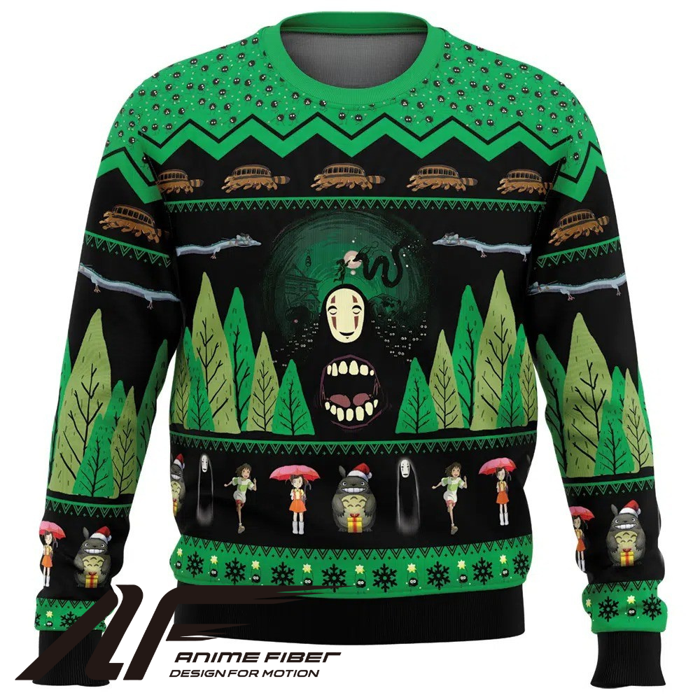 Studio Ghibli Spirited Away Christmas Sweatshirt