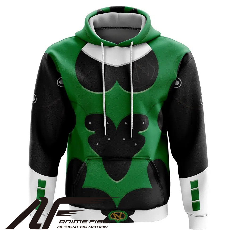 Power Rangers Green Psycho Ranger Hoodie