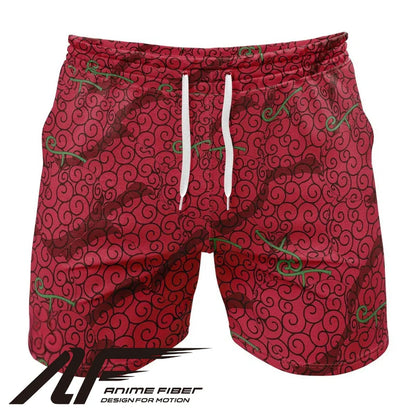 One Piece Ope Ope No Mi Law Devil Fruit Gym Shorts