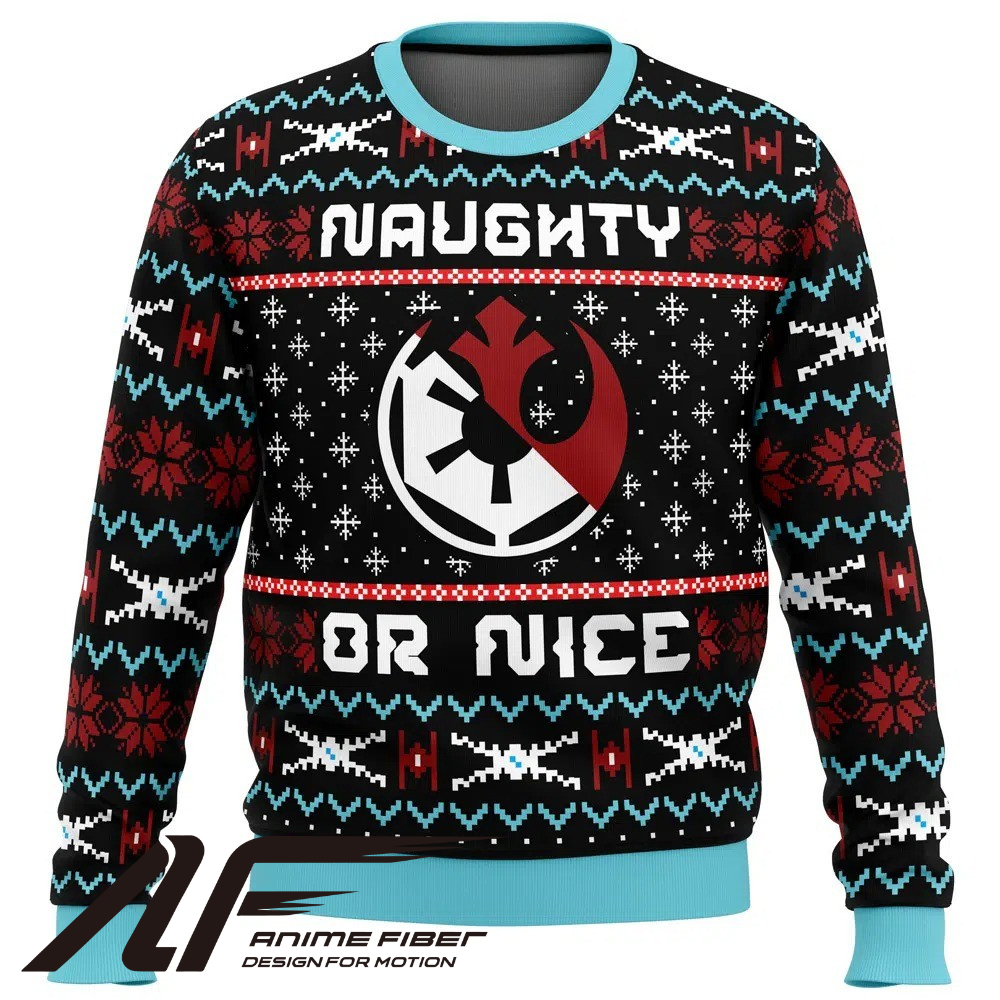 Star Wars Galactic Naughty or Nice Christmas Sweatshirt