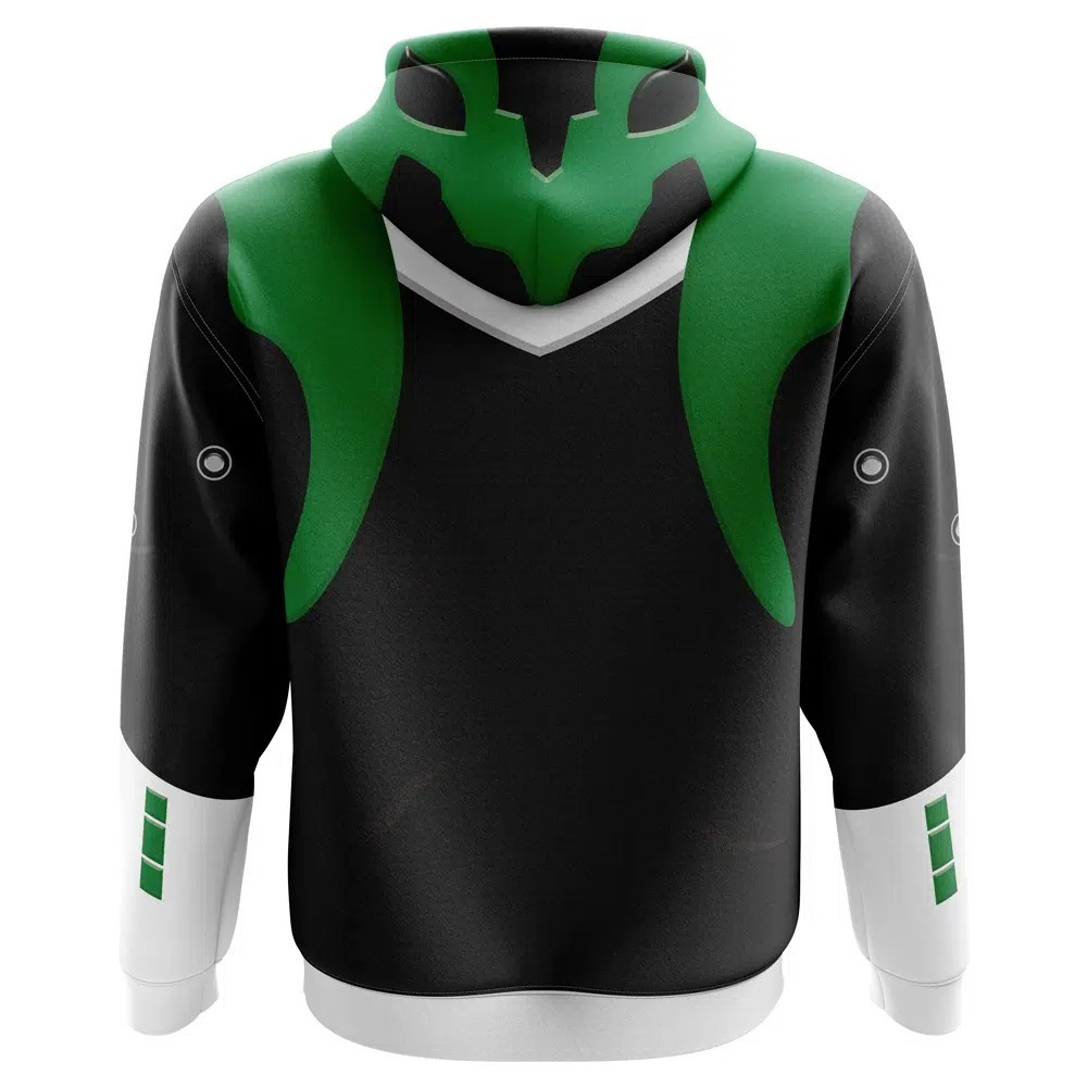 Power Rangers Green Psycho Ranger Hoodie