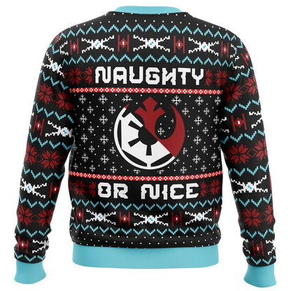 Star Wars Galactic Naughty or Nice Christmas Sweatshirt