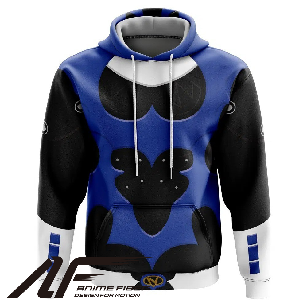 Power Rangers Blue Psycho Ranger Hoodie