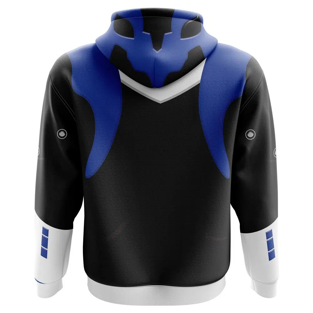 Power Rangers Blue Psycho Ranger Hoodie