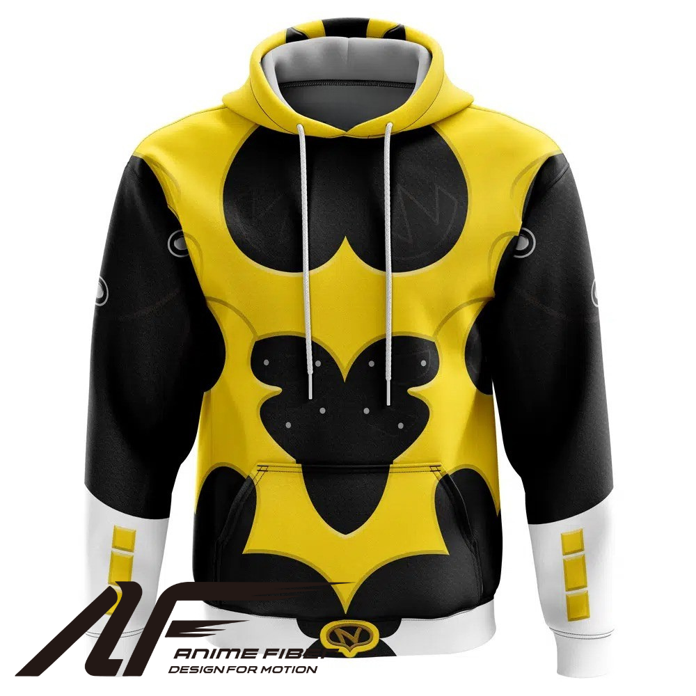 Power Rangers Yellow Psycho Ranger Hoodie