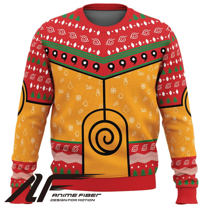 Naruto Shippuden Nine-Tails Chakra Mode Christmas Sweatshirt