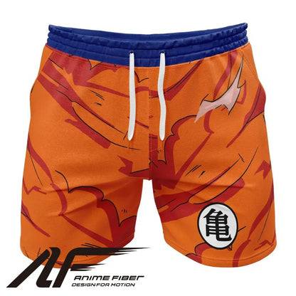 Dragon Ball Z Goku Torn Gi Gym Shorts