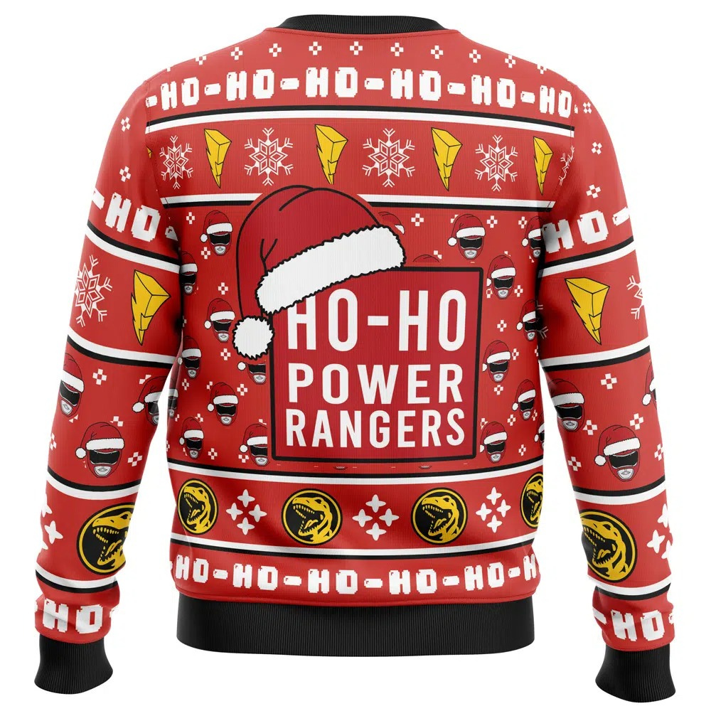 Power Rangers Red Ranger Ho-Ho Christmas Sweatshirt