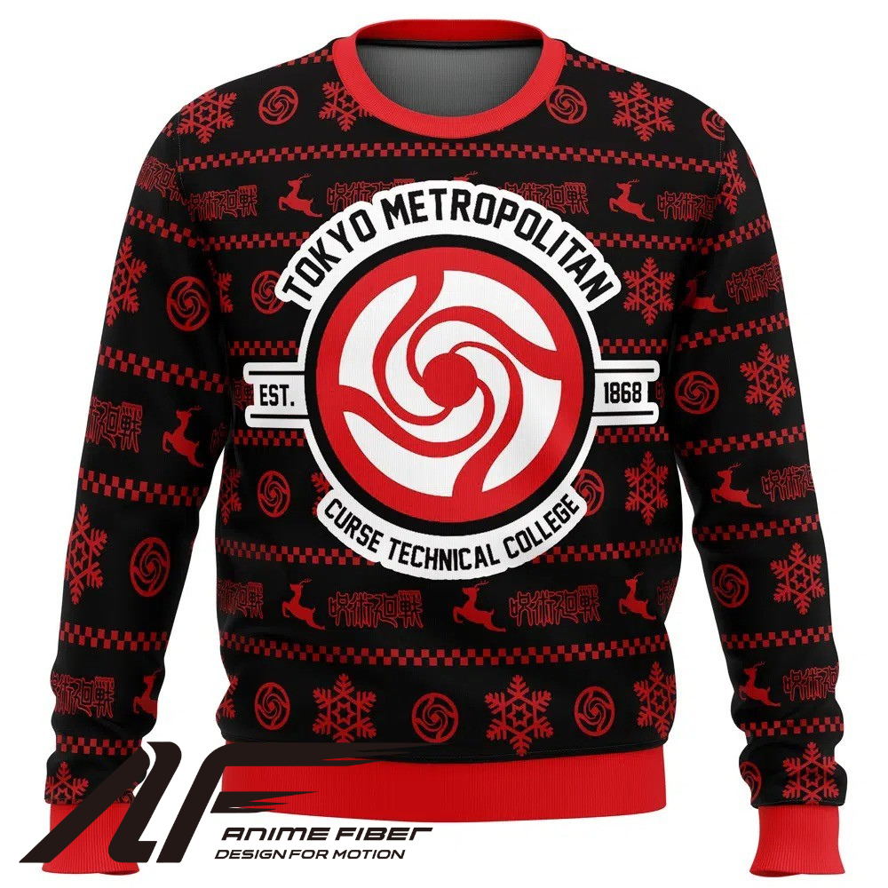 Jujutsu Kaisen Tokyo Metropolitan Christmas Sweatshirt