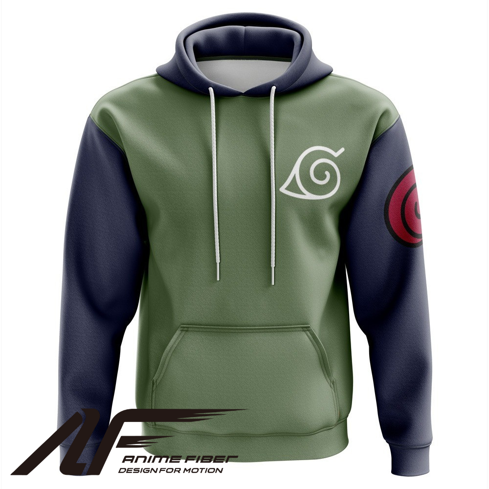 Naruto Shippuden Konohagakure Jonin Uniform Hoodie - ANIME FIBER