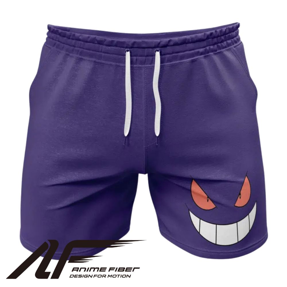 Pokemon Gengar Face Gym Shorts