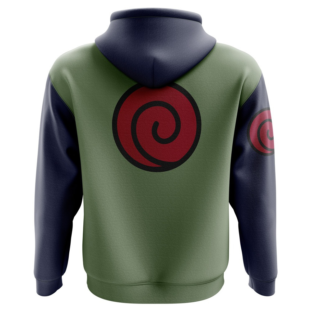 Naruto Shippuden Konohagakure Jonin Uniform Hoodie - ANIME FIBER