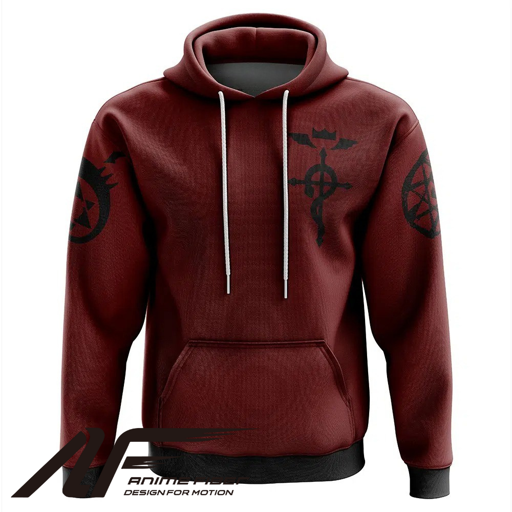 Fullmetal Alchemist Edward Hoodie - ANIME FIBER