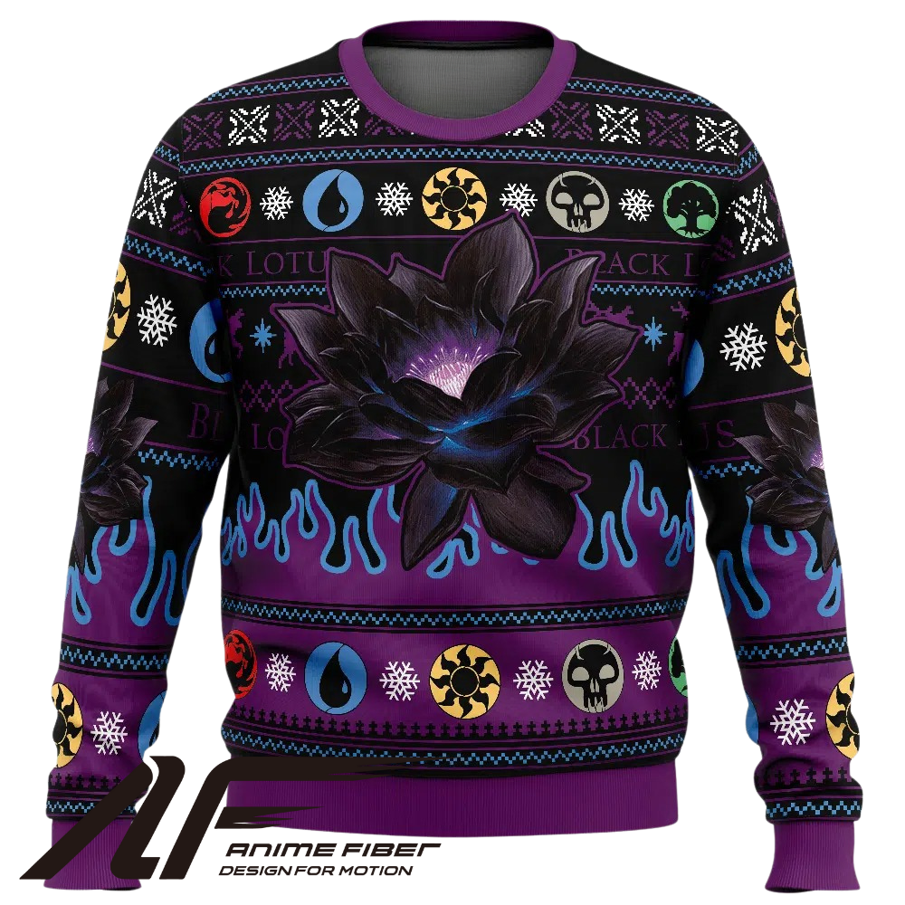 Magic the Gathering Black Lotus Christmas Sweatshirt