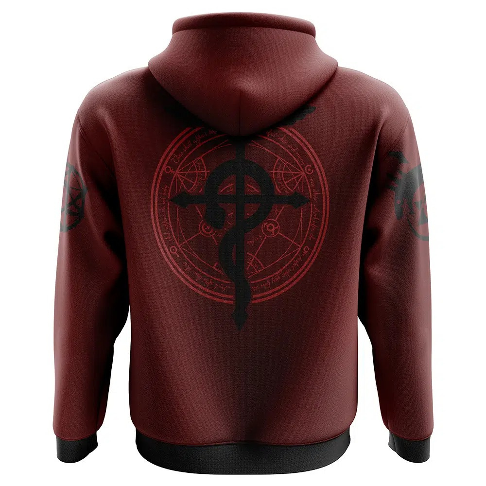 Fullmetal Alchemist Edward Hoodie - ANIME FIBER