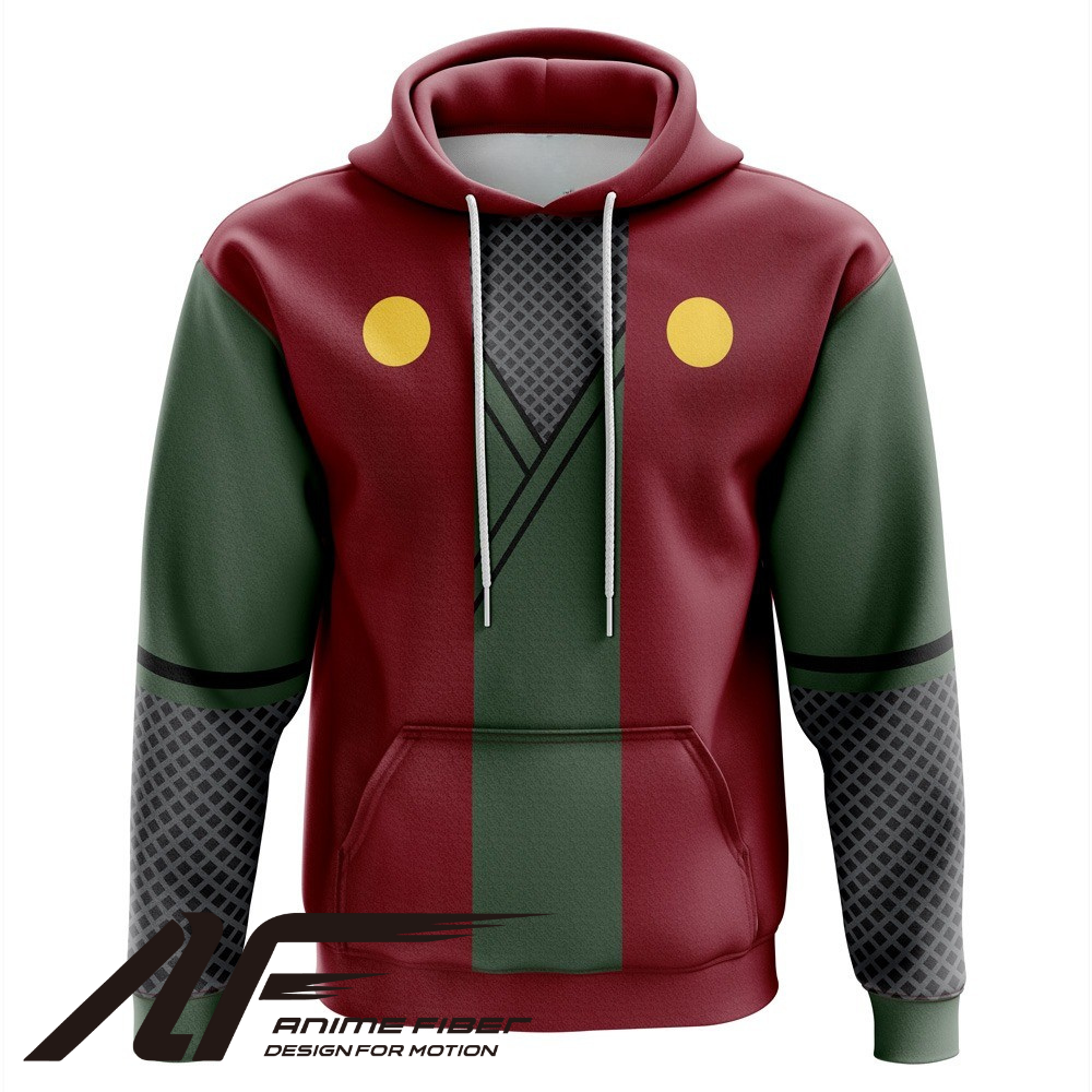 Naruto Shippuden Jiraiya Uniform Hoodie - ANIME FIBER