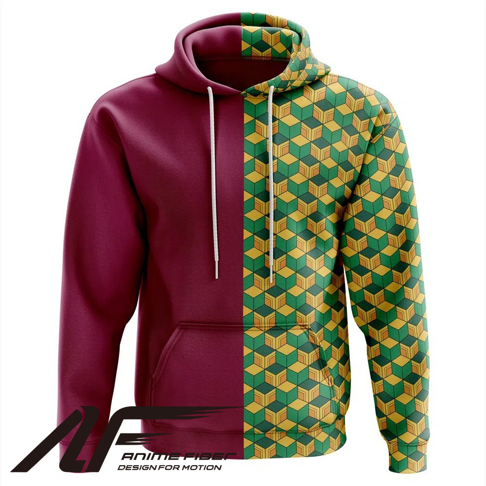 Demon Slayer Giyu Tomioka Hoodie - ANIME FIBER
