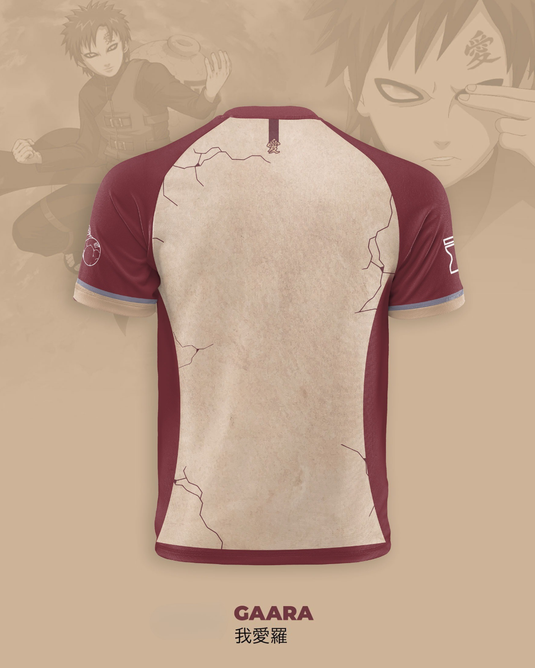 Gaara Soccer Jersey | Naruto Anime Jersey