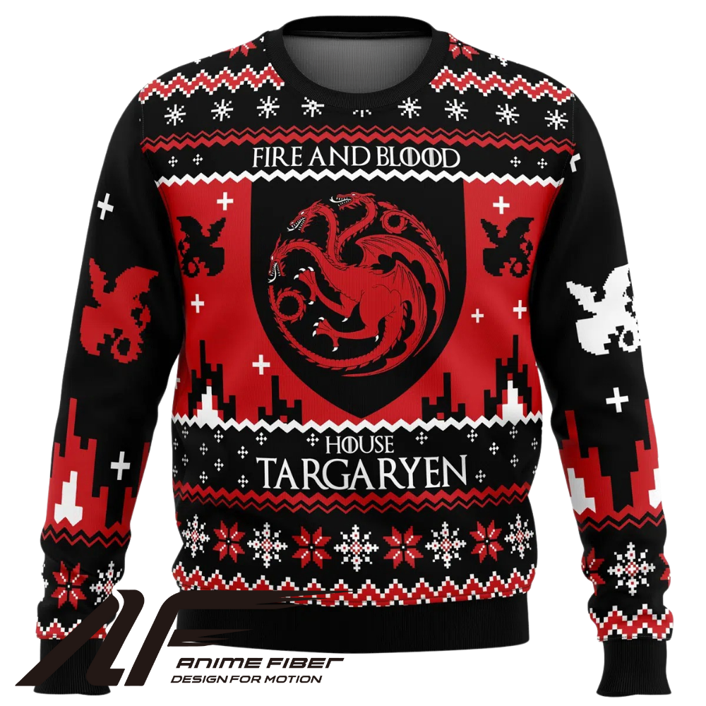 Game of Thrones House Targaryen Christmas Sweatshirt
