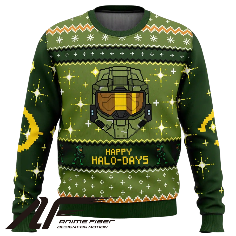 Happy Halo-Days Christmas Sweatshirt