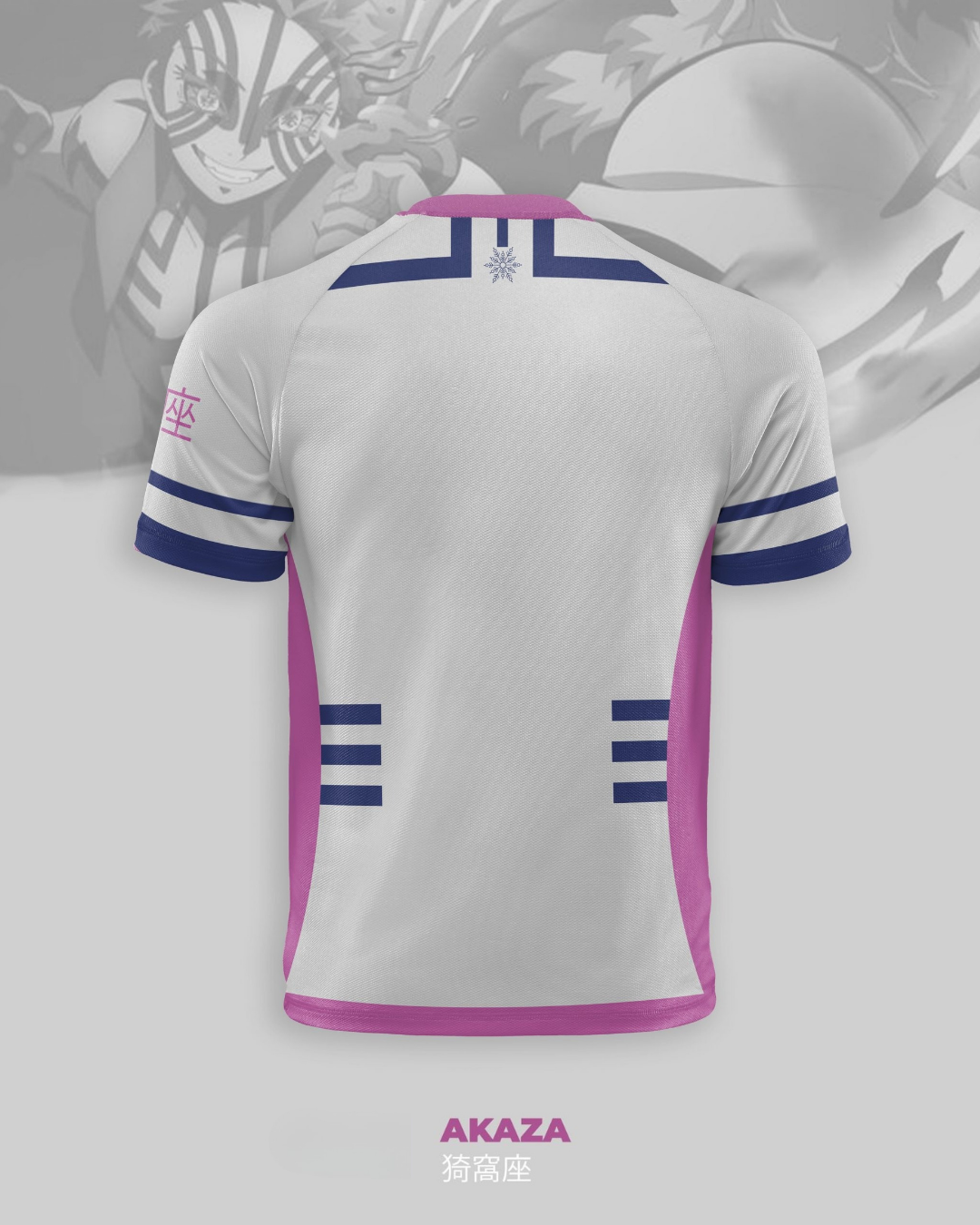 Akaza Soccer Jersey | Demon Slayer Anime Jersey