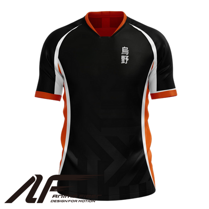 Karasuno Away Soccer Jersey | Haikyuu Anime Jersey