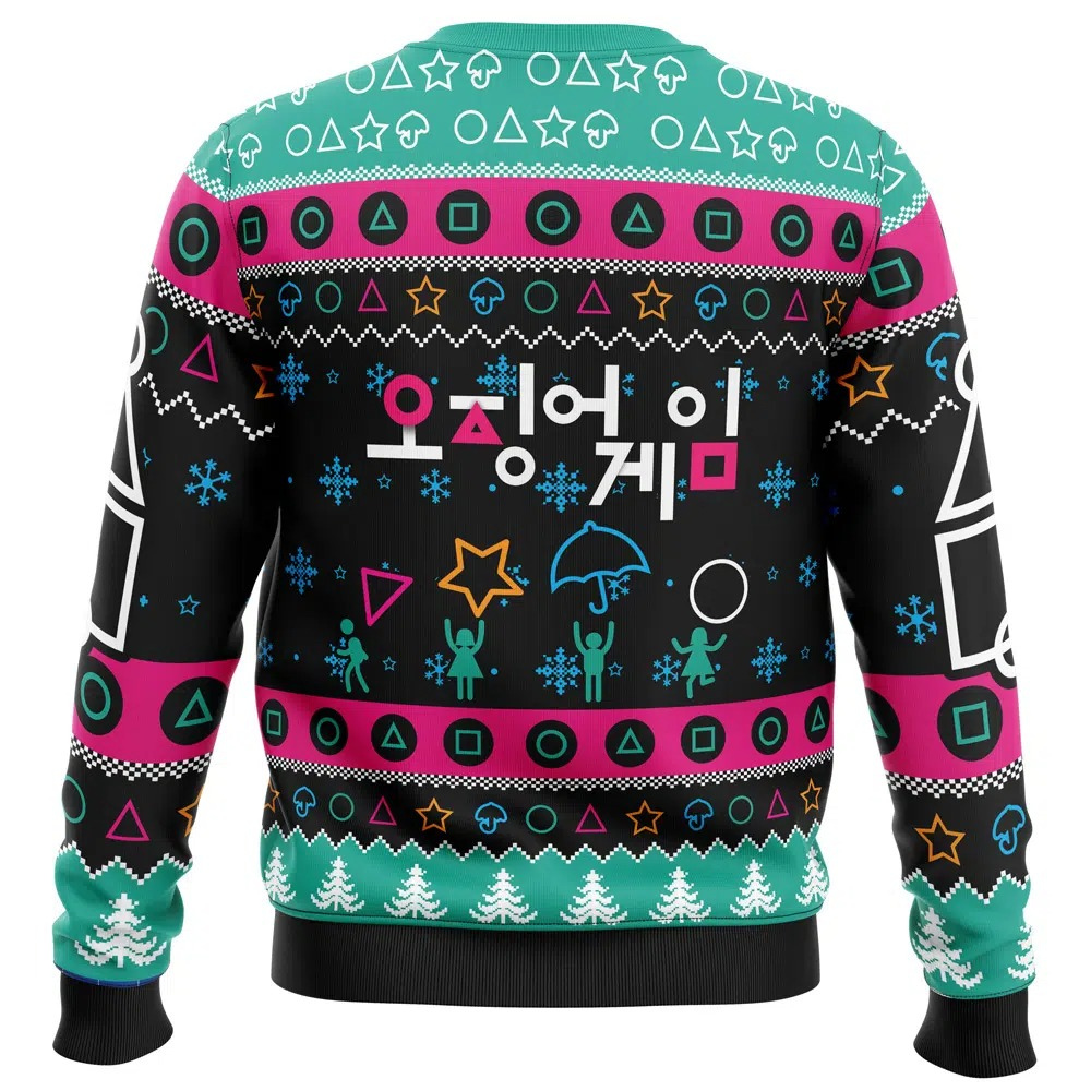 Squid Game The Game is On Christmas Sweatshirt