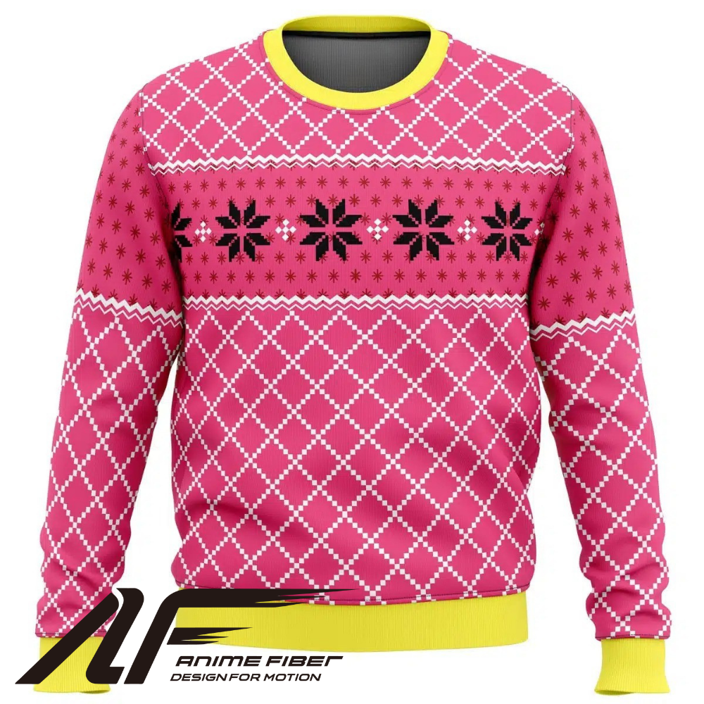 Dragon Ball Z Vegeta Pink Badman Christmas Sweatshirt