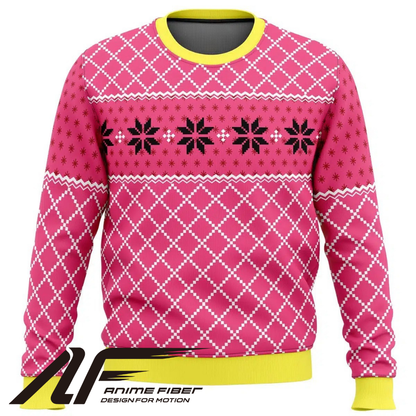 Dragon Ball Z Vegeta Pink Badman Christmas Sweatshirt